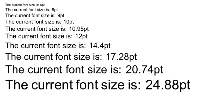 FontSize