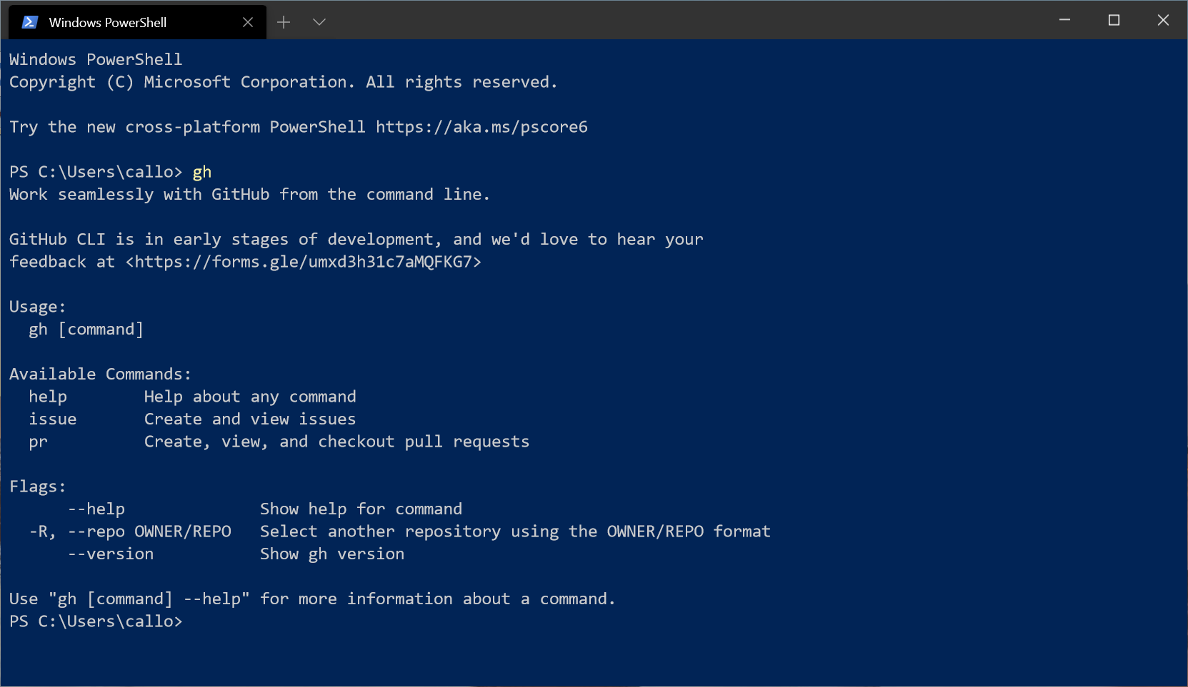 New GitHub CLI announced and available as beta – The Flying Maverick